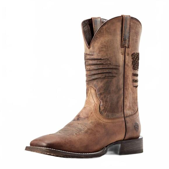 ARIAT Other - NEW ARIAT men's circuit patriot cowboy boot in weathered tan